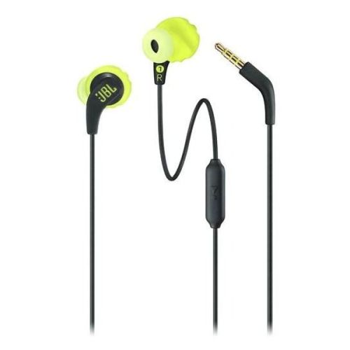 JBL Endurance RUN Sweatproof Wired In-Ear Sport Headphones - Yellow Green