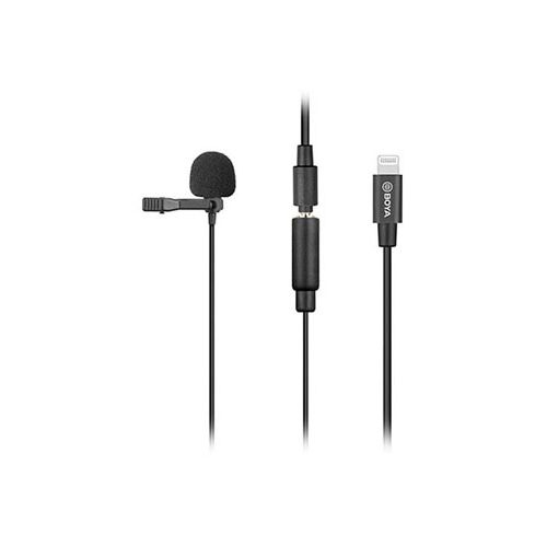 BOYA BY-M2 CLIP-ON LAVALIER MICROPHONE FOR IOS DEVICES - BLACK