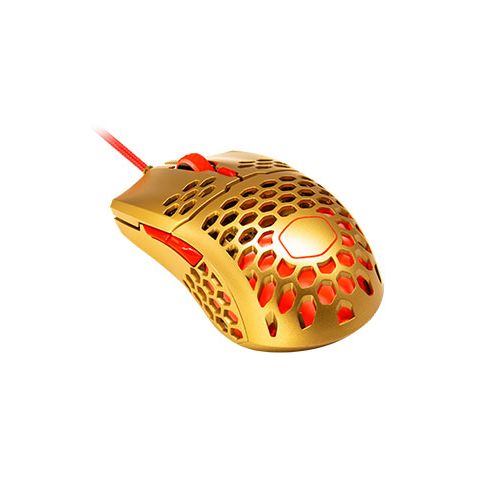 COOLER MASTER MM711 RGB GAMING MOUSE - GOLDEN RED EDITION