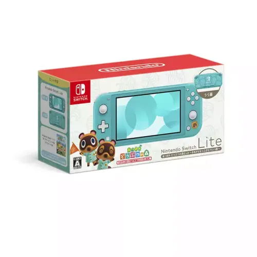 NINTENDO SWITCH LITE CONSOLE ANIMAL CROSSING - TURQUOISE