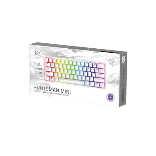 Razer Huntsman Mini 60% Optical Gaming Keyboard - Mercury White
