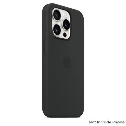 Apple Iphone 15 Pro 6.1 Inch Silicone Case With Magsafe — Black