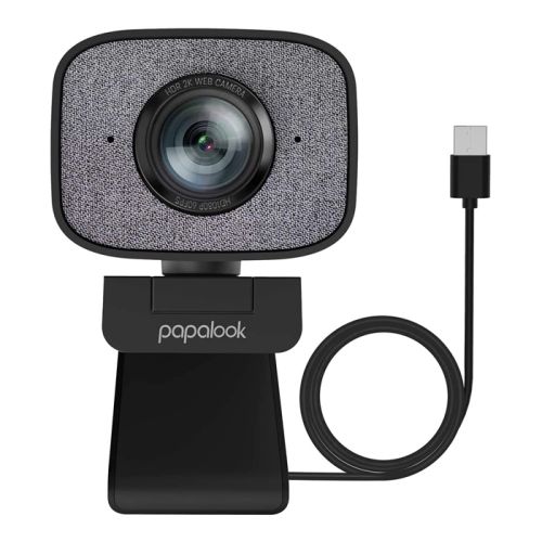 PAPALOOK 2K QHD HDR Streaming Webcam With Dual Mics And Tripod