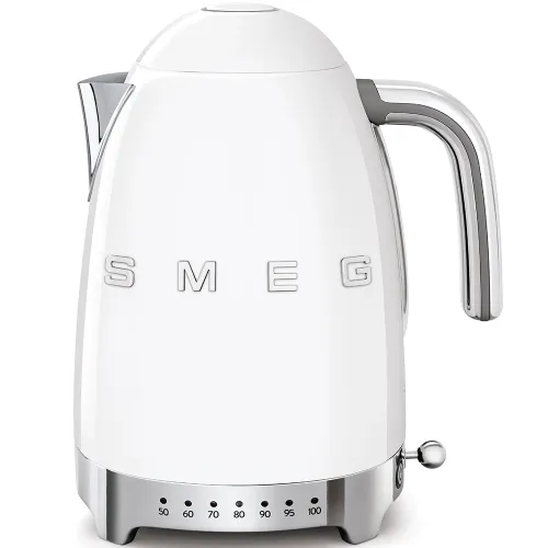 Smeg 50's Style Variable Temperature Kettle, White