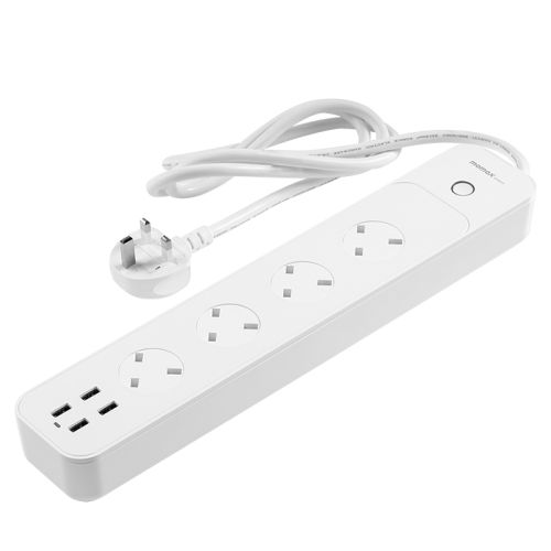 Momax ChargeHub IoT Power Strip (US2S) - White