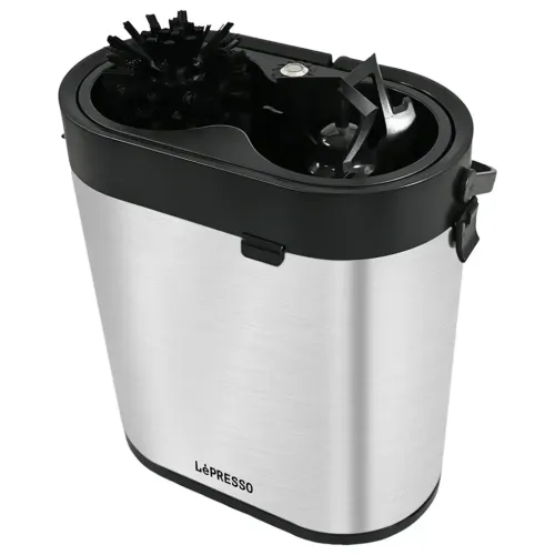 LePresso Sterilix Portafilter Cleaner Machine - Silver