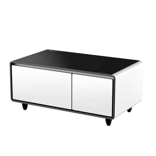 Gamvity Smart Coffee Table With 93l Refrigerator  Frozen & fridge Drawer Tb90 - White