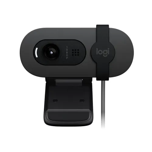 Logitech Brio 100 Full Hd 1080p Webcam With Integrated Privacy Shutter - Graphite