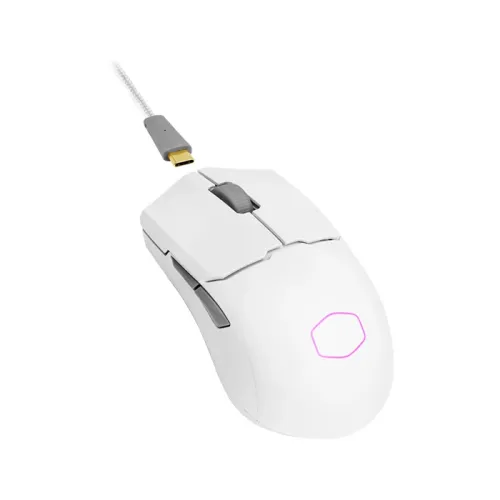 Cooler Master Mm712 Hybrid Gaming Mouse - White Matte (33217)