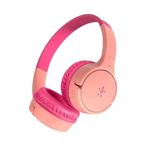 Belkin Soundform Mini Wireless on-ear Headphone for Kids-Pink