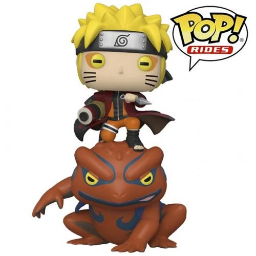 Funko Pop!  Rides: Naruto- Naruto on Sage Mode W/ Gamakichi (Exc)