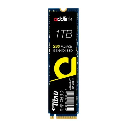 Addlink S95 M.2 2280 PCle NVMe 1.4 Internal SSD - 1TB