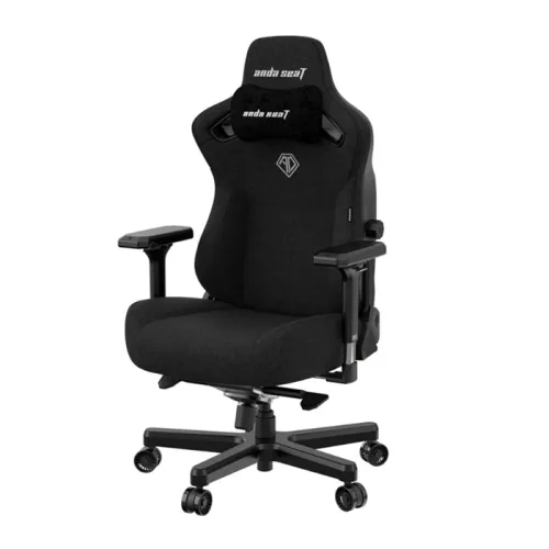 Andaseat Kaiser 3 Series Premium Ergonomic Gaming Chair Xl Size (Enlarged) Linen Fabric - Carbon Black