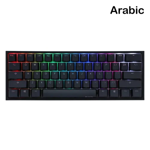 Ducky One 2 Pro Mini - Blue Switch Rgb Hot-swap Wired Mechanical Keyboard - Classic Black - Ar Layout