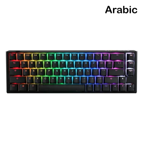 Ducky One 3 Sf - Blue Switch Rgb Hot-swap Wired Mechanical Keyboard - Classic Black - Ar Layout