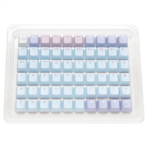 Ducky Pbt Triple-shot Cherry Profile 132-keycaps Set - Macaron