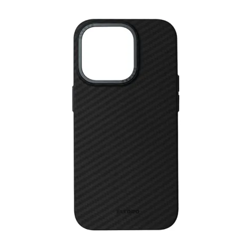 Eltoro Magsafe Iron Carbon Case For Iphone 15 Pro Max 6.7-inch - Black