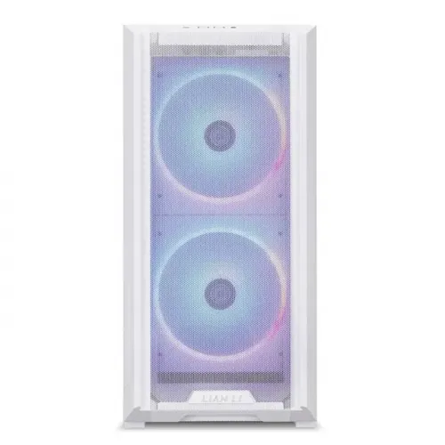 LIAN LI Lancool 216 RGB Mid Tower Gaming Case - White