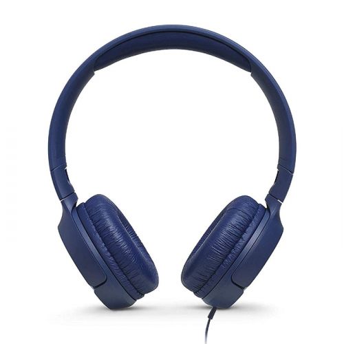 JBL Tune 500 Wired On Ear Headphones - Blue