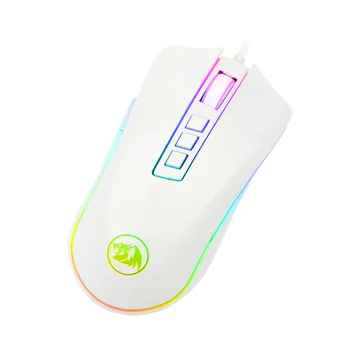 Redragon Cobra M711 Gaming Mouse With 16.8 Million Rgb Color Backlit - White