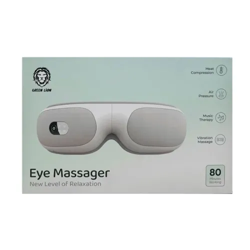 Green Lion Eye Massager 4.5w 1200mah New Level Of Relaxation - Grey