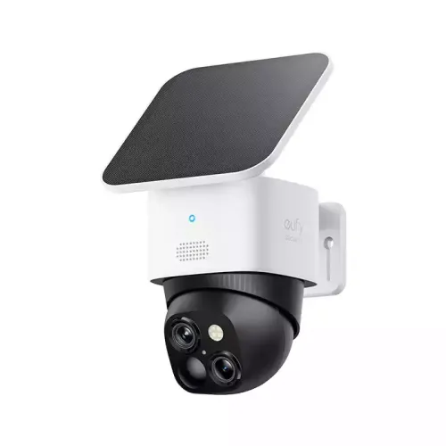 Eufy Solocam S340 Wireless Outdoor Security Camera With Dual Lens And Solar Panel