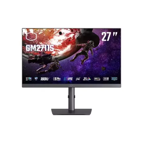 Cooler Master Gm2711s - 27 Inch Qhd 180hz 0.5ms Ultra Ips Gaming Monitor - Black