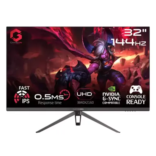 GAMEON GOP32UHD144IPS 32-inch UHD, 144Hz, MPRT 0.5ms, HDMI 2.1, IPS Gaming Monitor (Support PS5)