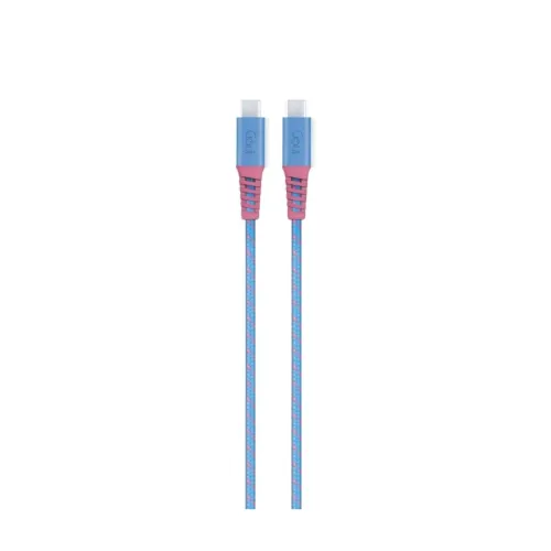 Goui Flex Type C To Type C 60w 1.5m Cable -blue/pink
