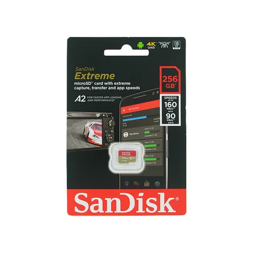 その他 SanDisk microSD Express Card 256GB SanDisk 256GB microSD Express Memory Card SDSQXFN-256G-GN4NN B&H