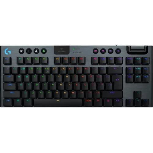 Logitech G915 X Lightspeed Tkl Clicky Wireless Gaming Keyboard (Us) Tactile - Black