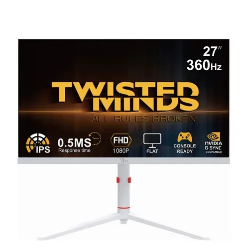 Twisted Minds 27'' Fhd, 360hz, 0.5 Ms, Gaming Vesa Ready, With Speaker Rgb, Adjustable Stand Gaming Monitor