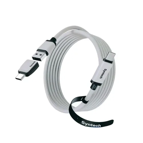 Syntech Usb-a To Usb-c Cable With Usb A-c Adapter) 3m/10ft