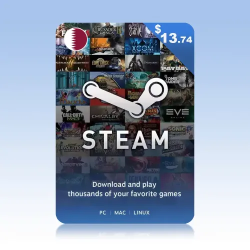 Steam Wallet Card 50 QAR $13.74