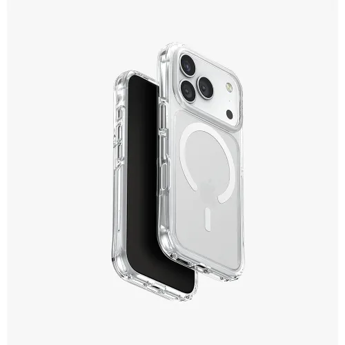 Uniq Hybrid Lifepro Xtreme Magsafe Case For Iphone 17 Pro - Frost Clear/white