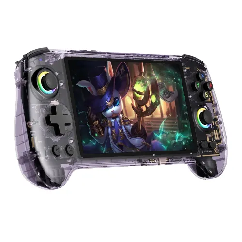 RG557 Retro Handheld Game Console 128 GB – Purple