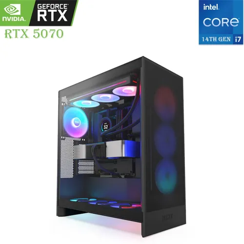 Gaming PC – NZXT H7 | Intel Core i7 (14th Gen), RTX 5070 12GB, 1TB SSD, 32GB RAM