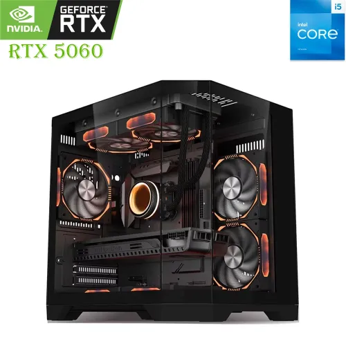 Lovingcool Intel Core I5-13th Gen Rtx 5060 Gaming Pc - Black
