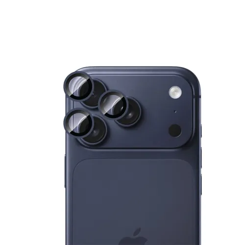 Eltoro Indivual Ar Metal Rings Camera Lens Protector for iPhone 17 Pro / Pro Max - Blue