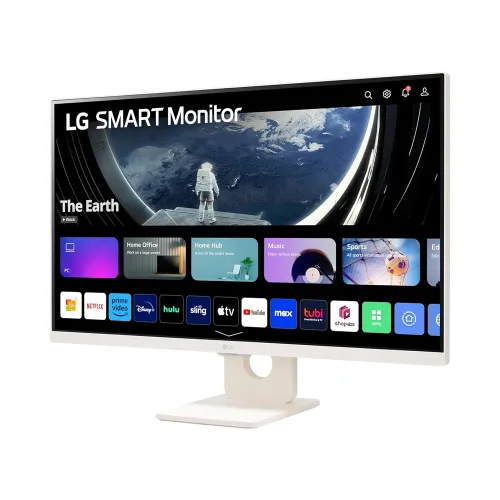 LG 27" (27SR50F) Full HD IPS MyView Smart Monitor with WebOS and Built-in Speakers - White