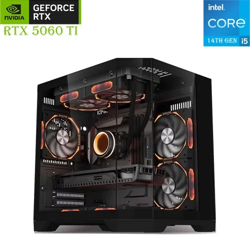 GAMING PC – LovingCool Intel Core i5 14th Gen | RTX 5060 Ti 8GB | 1TB SSD | 16GB RAM