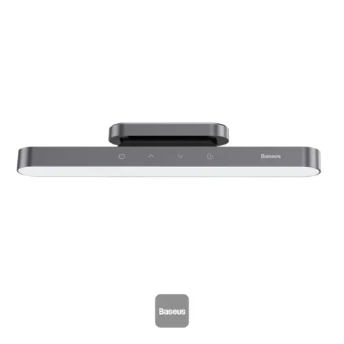 Baseus Magnetic LED Bedside Lamp Under Cabinet Lamp for Home Kitchen Room Gray