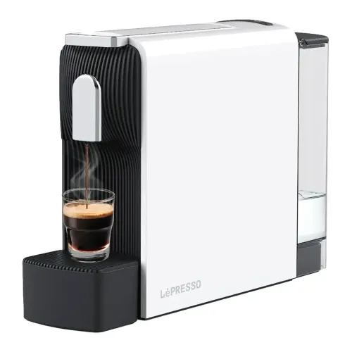 Lepresso Baristo Espresso Machine Nespresso Capsule Compatile - White