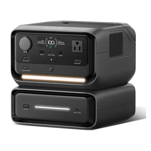 EcoFlow RIVER 3 Max (RIVER 3 Plus +Extra Battery 300) (572Wh / 600W) X-Boost 1200W