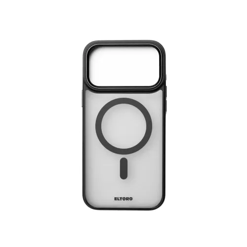 Eltoro Magsafe Smoke Rubberized Case for iPhone 17 Pro Max - Black