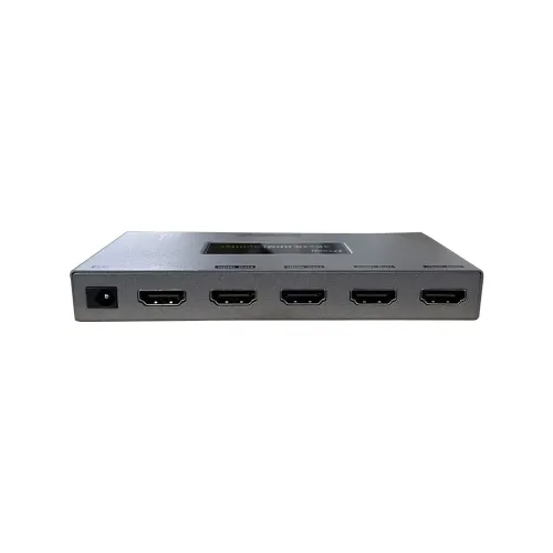 DTECH DT-7214(GS) Metal Shell HDMI Splitter Converter 4port 1 In 4 Out HDMI 18Gbps Splitter 1×4