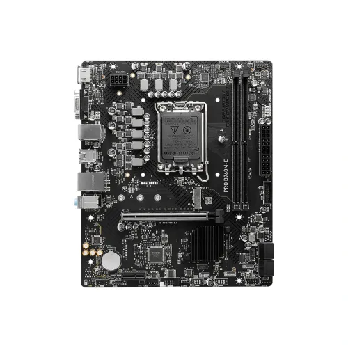 MSI PRO B760M-E DDR5 Motherboard - Black