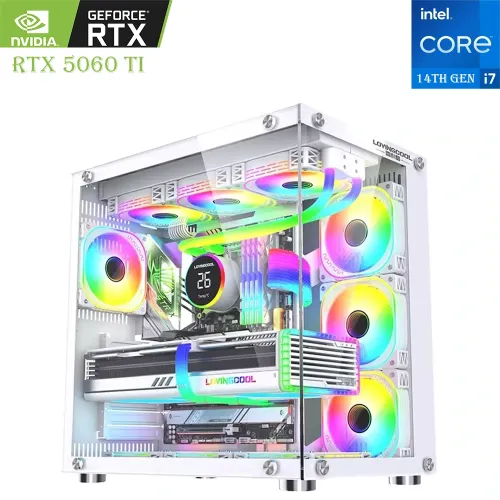 Gaming Pc Wjcoolman Intel Core I7 - 14th Gen Rtx 5060 Ti 16gb, 2tb Ssd, 32gb Ram
