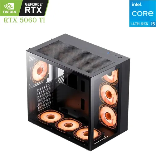 GAMING PC HESTART — Intel Core i5 14th Gen | RTX 5060 Ti 8GB | 1TB SSD | 16GB RAM
