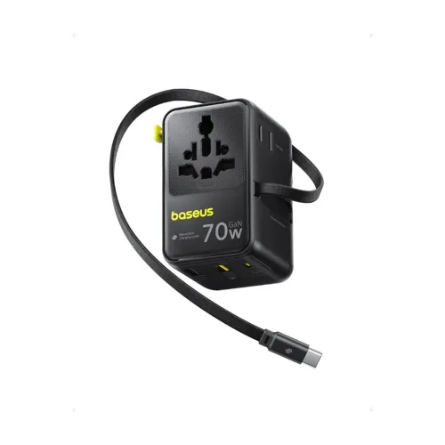 Baseus EnerCore CG11 Universal Travel Adapter 2AC+2U+2C 70W